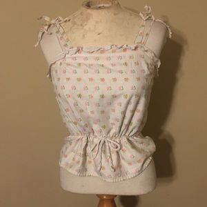 🌸VINTAGE🌸 rose blossom handmade tank